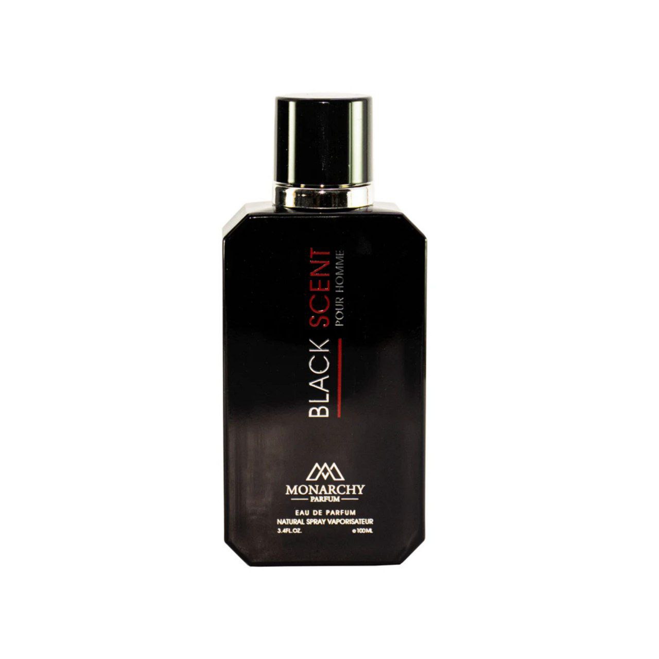 عطر مردانه مونارچی Black Scent  با رایحه سیلور سنت، گرم و رسمی
